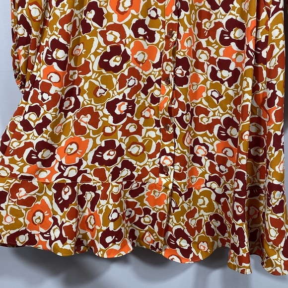 CAbi 70s style Daydream Floral Long Sleeve Dress - Multicolor XS - Picture 7 of 15